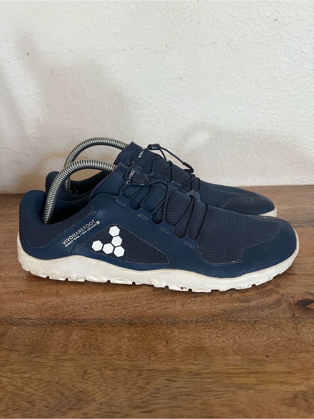 Vivobarefoot Primus Trail II FG Shoes - Men's , Obsidian, Blue Up Size EUR 43